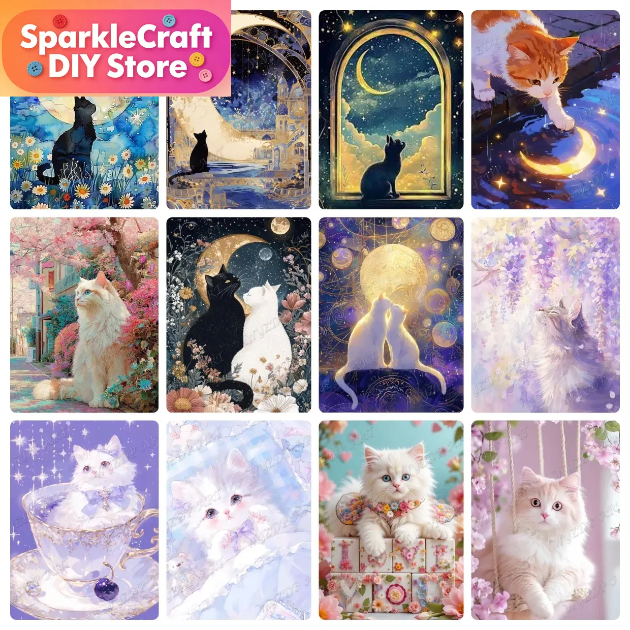 Embroidery Gift Ideas - Kit de Pintura Diamante 5D DIY