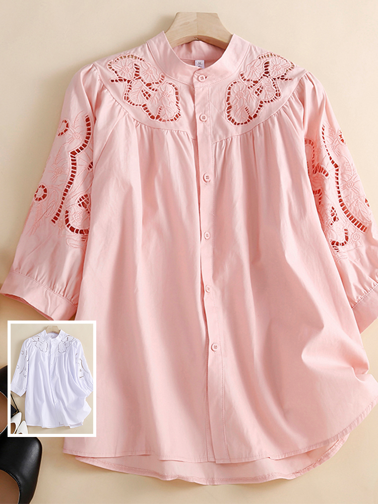 Embroidery Artist - Csa Casual Fena Retrô com Bordado