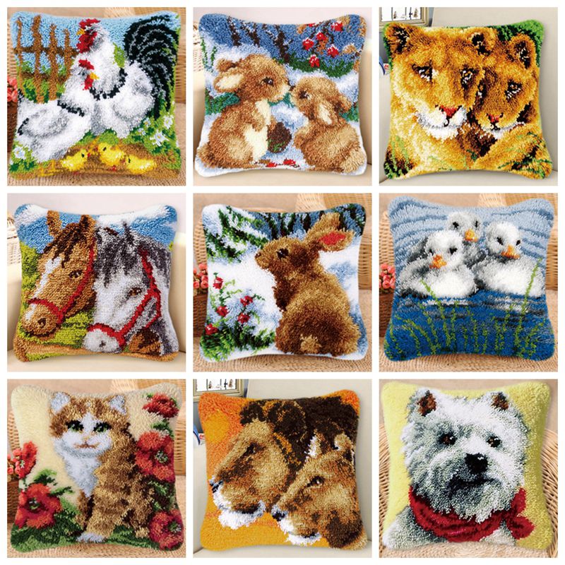 Embroidery Rabbit - Kits de Gancho de Latch para
