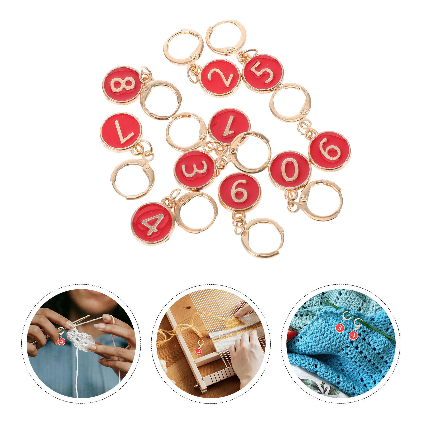 Stitch Marker Ring - Anéis Marcadores de Ponto em Liga