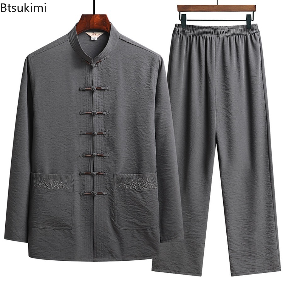 Embroidery Uniform - Conjunto de Roupas Tradicionais Chinesas para