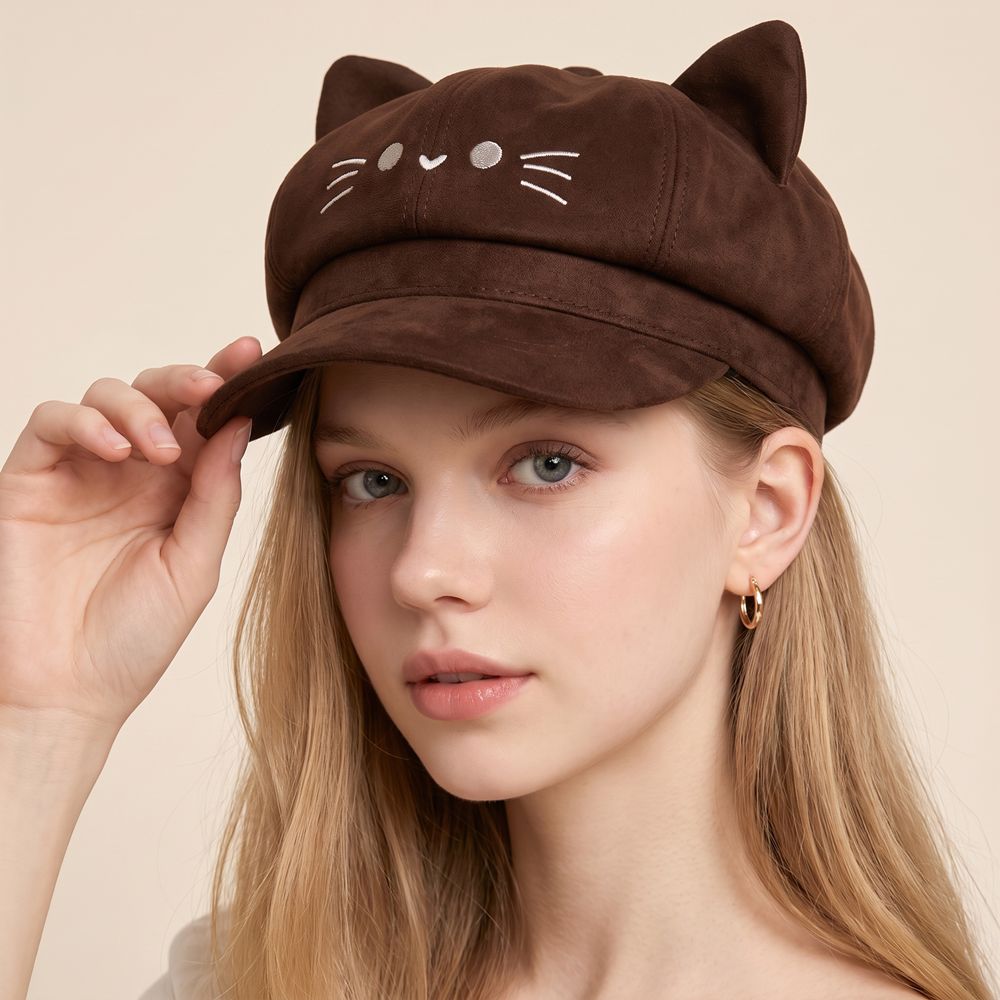 Boina Fofa com Orelhas de Gato - Embroidery Artist avaliação e preço