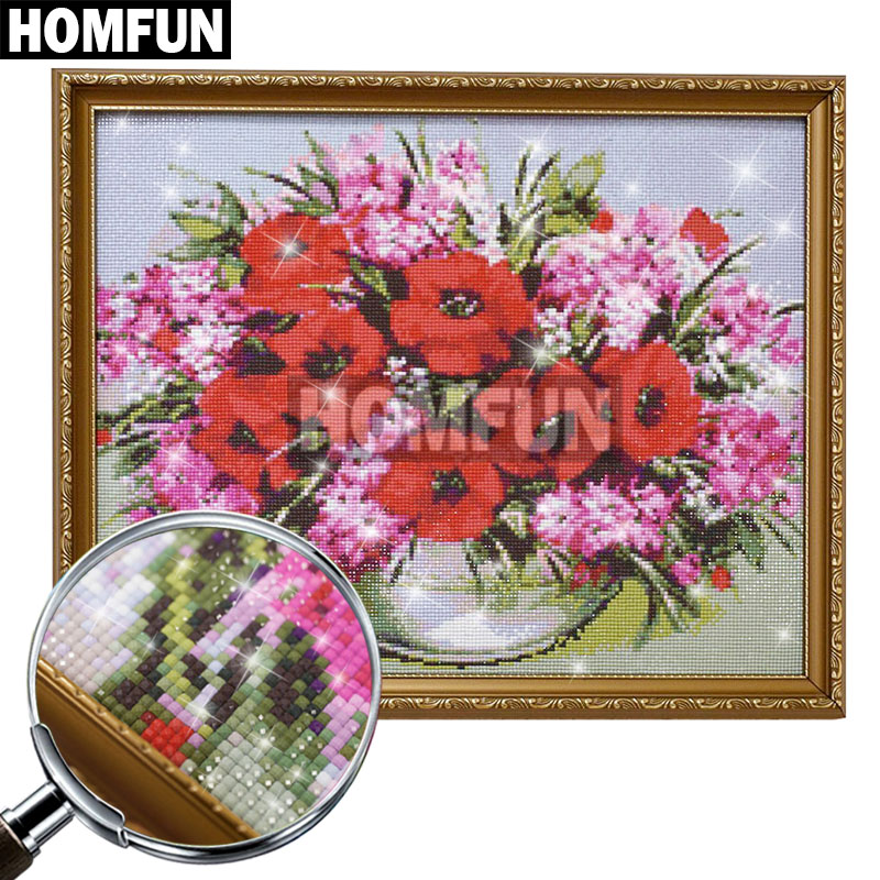 HOMFUN-Pintura Diamante com Ex - Embroidery Fish avaliação e preço