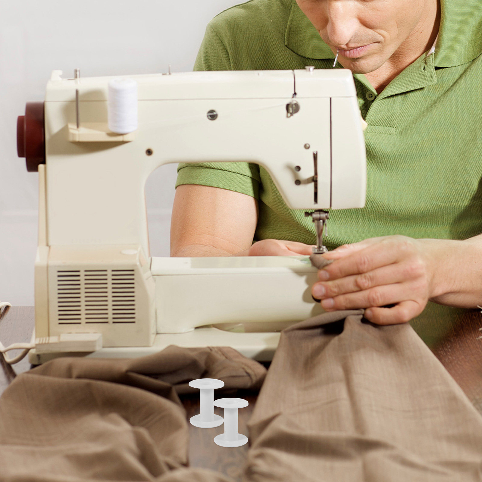 10 Peças de Bobinas de Plástic - Embroidery Thread Yarn avaliação e preço