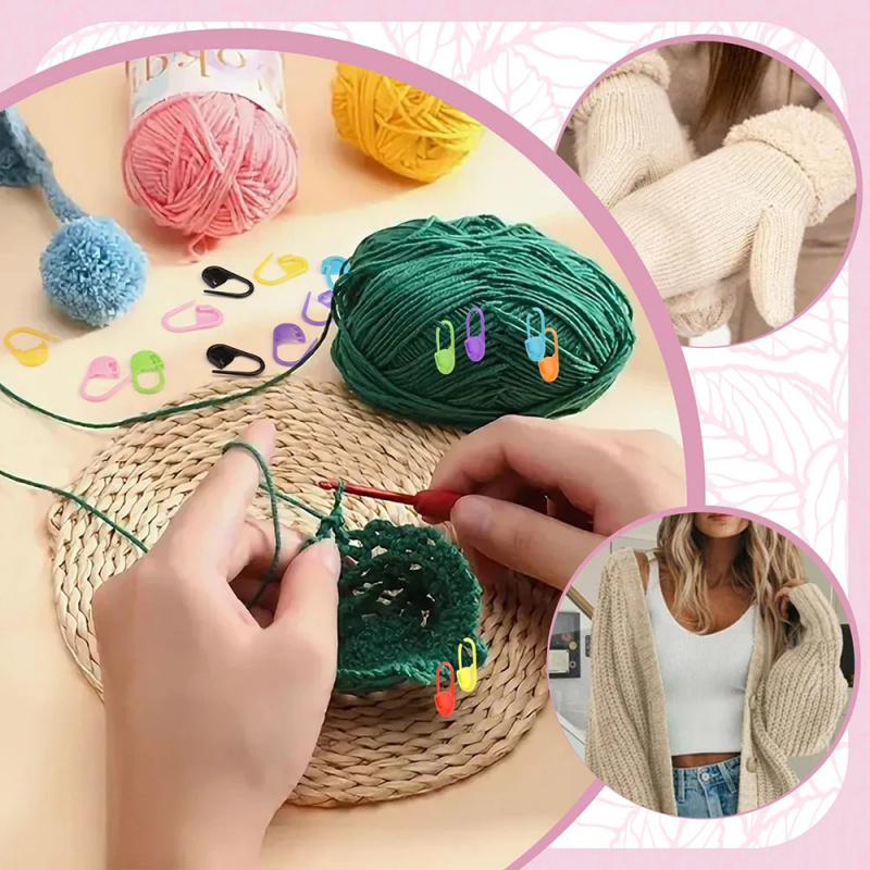 Ferramenta de Tricô e Crochê,  - Stitch Marker Ring avaliação e preço