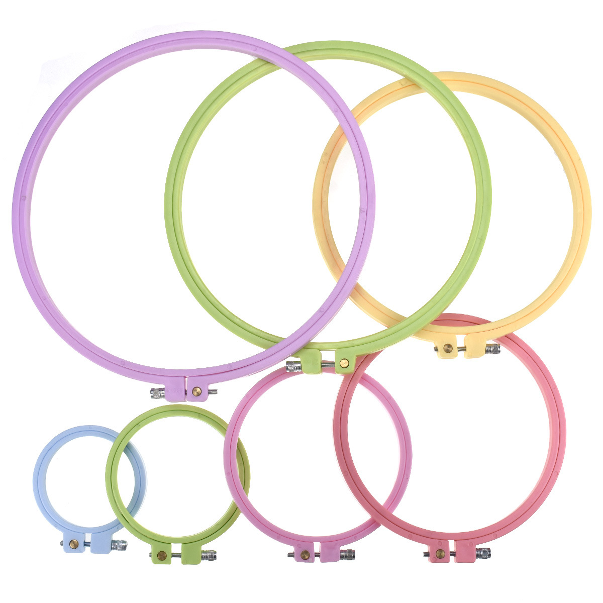 1/7 peças 7-25cm Bastidor de B - Stitch Marker Ring avaliação e preço