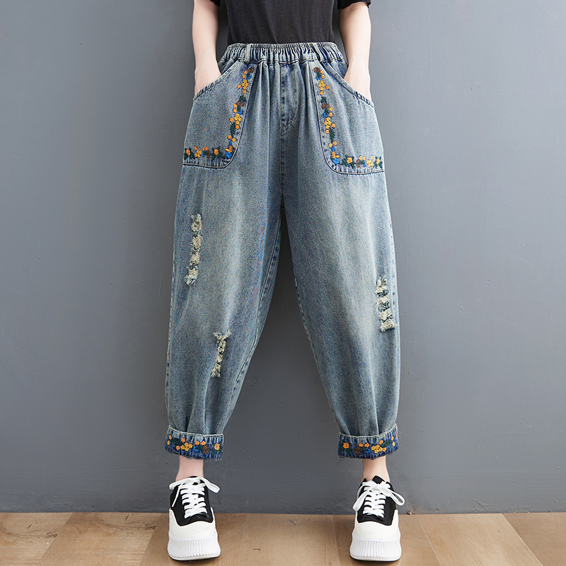 Calça Jeans Fena Harlan Dad Pa - Embroidery Artist avaliação e preço