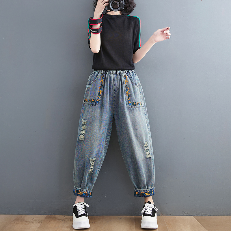 Calça Jeans Fena Harlan Dad Pa - Embroidery Artist avaliação e preço