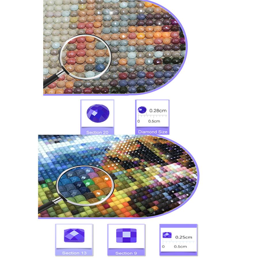 5 pçs pintura diamante imagens - Embroidery Hd Images avaliação e preço