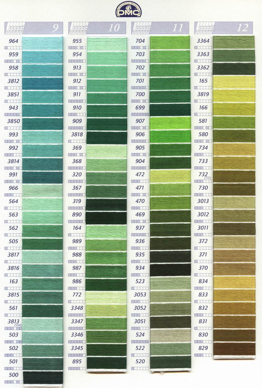 10 pçs/conjunto de cores ponto - Dmc Floss Set avaliação e preço