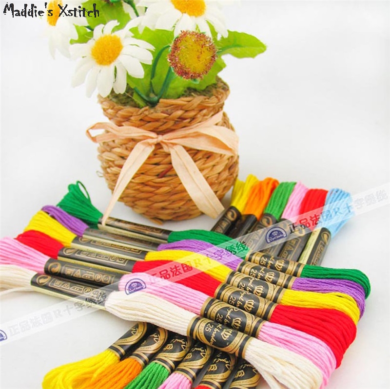 Conjunto de tela em ponto cruz - Dmc Floss Set avaliação e preço