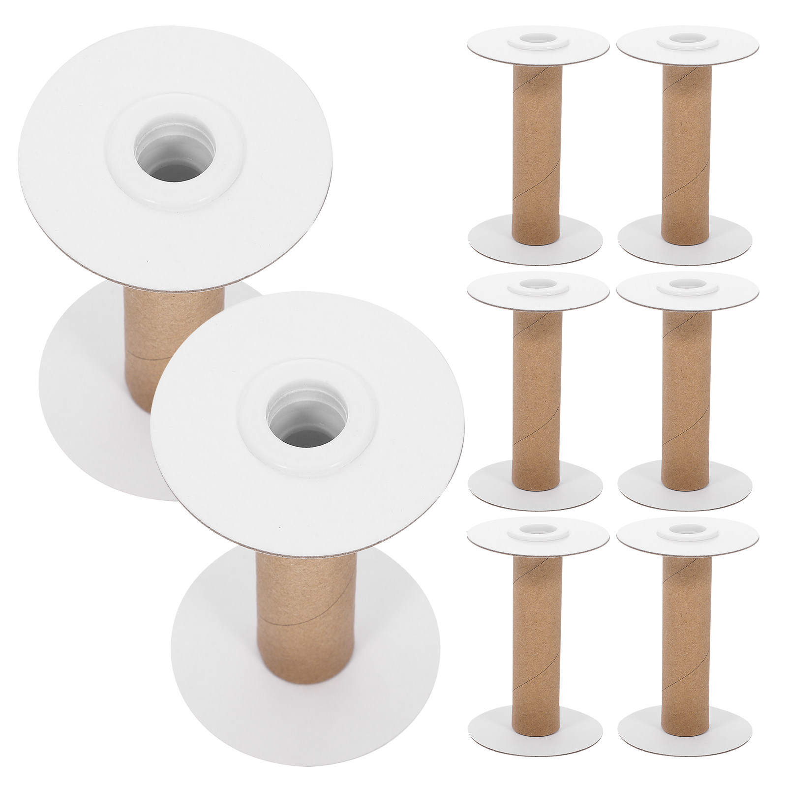10 Peças de Bobinas de Papel P - Embroidery Thread Yarn avaliação e preço
