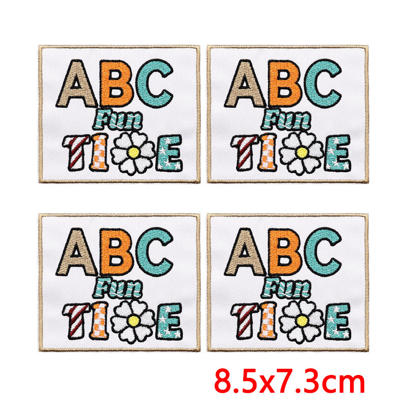 5 Peças/Lotes de Patches Borda - Embroidery Quote avaliação e preço