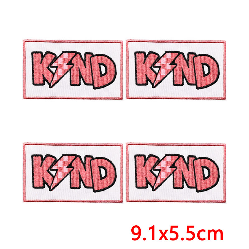 5 Peças/Lotes de Patches Borda - Embroidery Quote avaliação e preço
