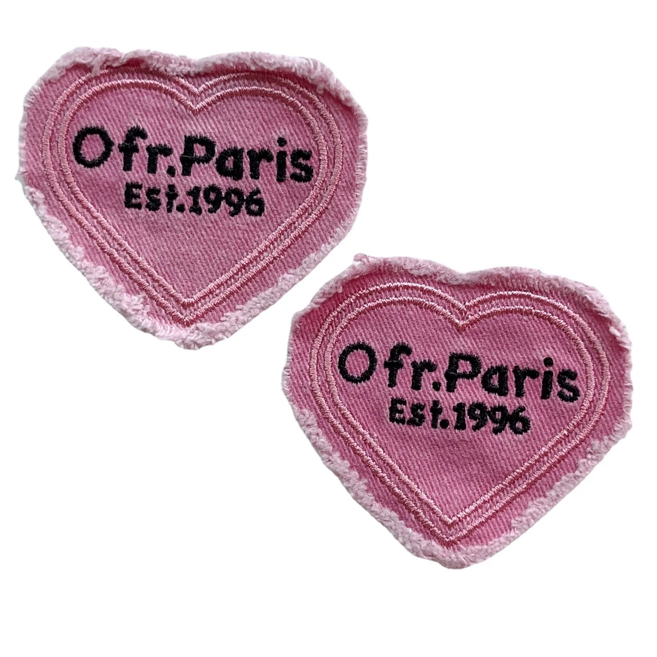 Aplique de coração rosa para r - Embroidery Artist avaliação e preço
