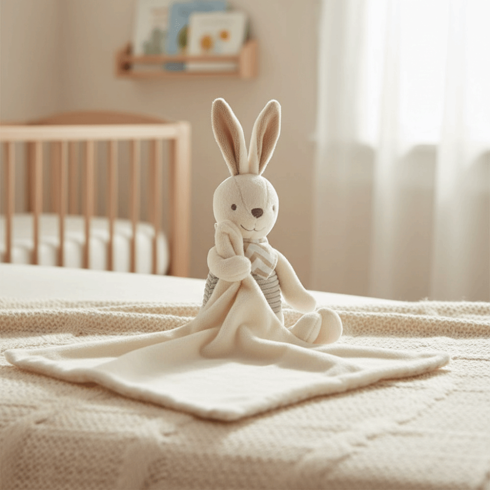 Cobertor Quadrado para Bebê em - Embroidery Rabbit avaliação e preço